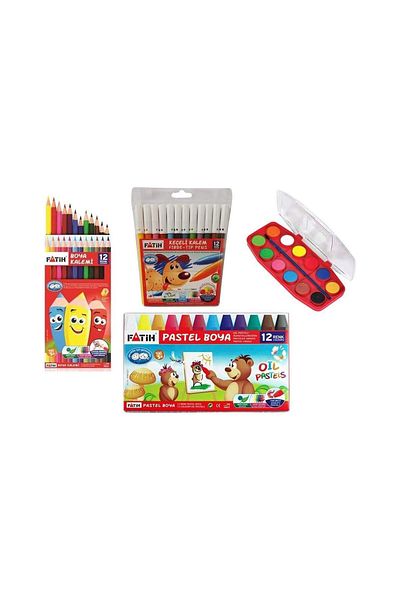 Fatih Back to School 4-Piece Painting Set