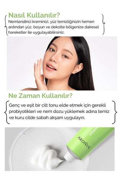 Aronyx كريم إصلاح الوجه والرقبة من د-بانثينول سيكا 50 مل