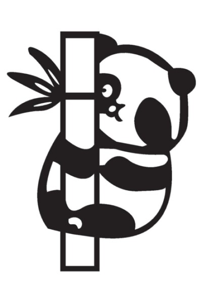 pınaxar Panda and Bamboo Auto Mat Domestic Production A+ Quality 25 X 32 cm D...