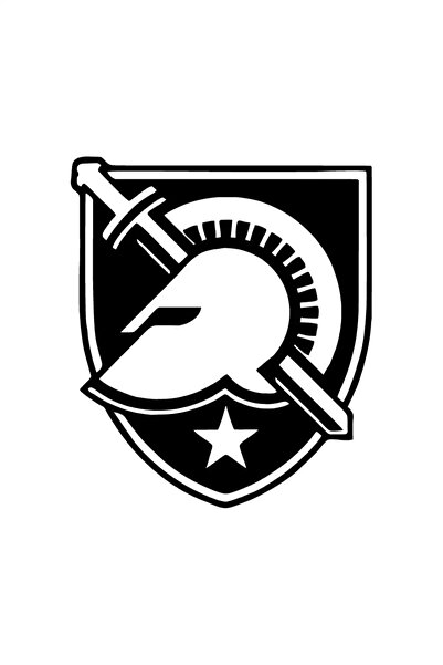 Generic Brand Spartan Sword Auto Custom New Sticker Black 25 X 30 cm