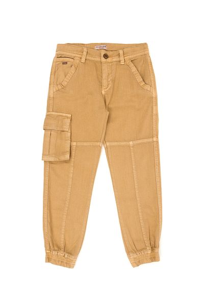 U.S. Polo Assn. Boy's Camel Canvas Pants 50264312 -Vr015