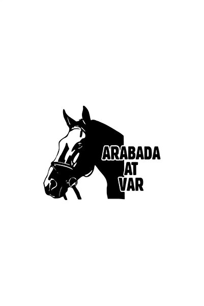 FARKSHP ملصق عالي الجودة على شكل حصان في السيارة باللون الأسود مقاس 30 × 24 س...