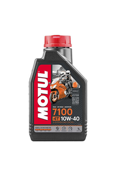 Motul 7100 10W-40 4T Tam Sentetik Motosiklet Motor Yağ 1 L