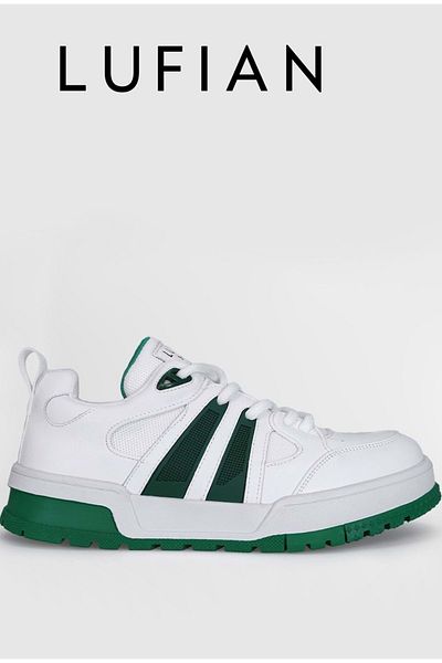 Lufian 111230252   Edgar Casual Men's Leather Sneaker Shoes Green
