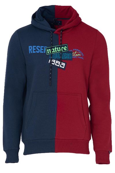 Arma Мъжки суитшърт с качулка в индиго цвят K22254919001