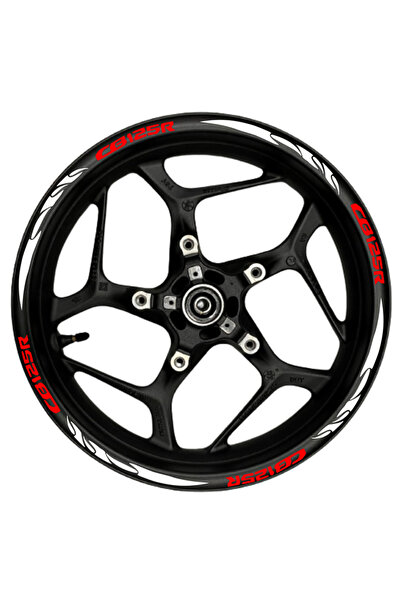 Ogec Worx CB125R شريط مخلب أبيض مع كتابة باللون الأحمر