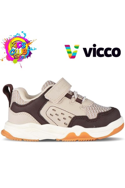Vicco V1033011 Anatomical First Step Baby Kids Sports Beige Shoes