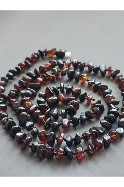 Kehribar Sarayı Adult Male Relaxing Amber Necklace Cherry Color 70cm