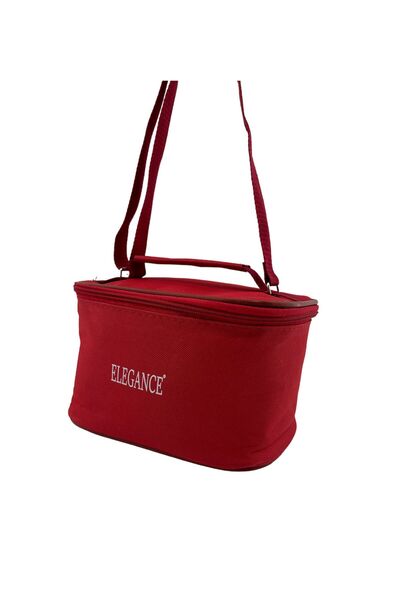 Elegance Termoslu Beslenme Çantası Kırmızı