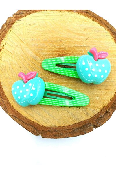 Monalisa Home Green Color Apple Figured Snap Children's Buckle