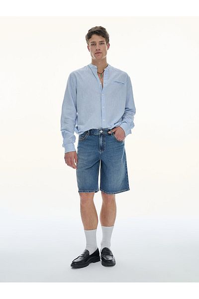 Ltb Bermude de jeans cu talie înaltă Wendell Relaxed Fit