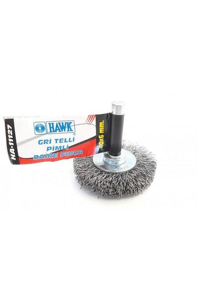 CEKAVE Ha11127 Gray Wire Circle Brush with Pins 40X6 mm