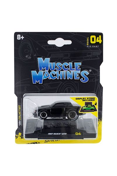 Maisto Muscle Machines 04 - 1987 Buick Gnx Model Araba 1/64
