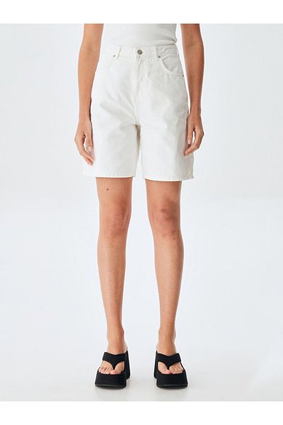 Ltb Pantaloni scurți din denim cu talie înaltă Lores X Relaxed Fit