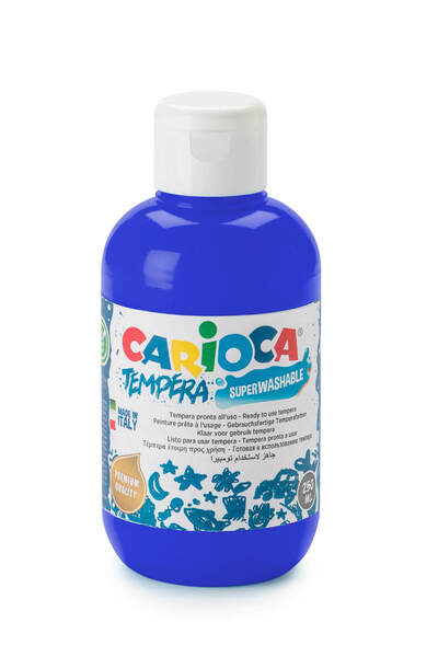 carioca Tempera Boya (SÜPER YIKANABİLİR) 250ml - Kobalt Mavi