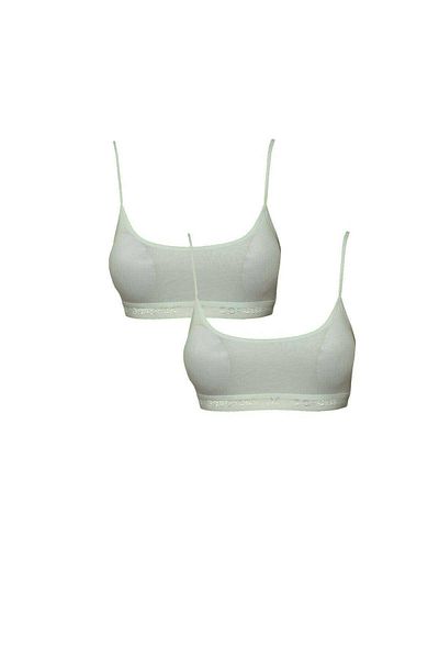 Ethab Ticaret Padded Rope Strap Cream Bustier 2 pieces