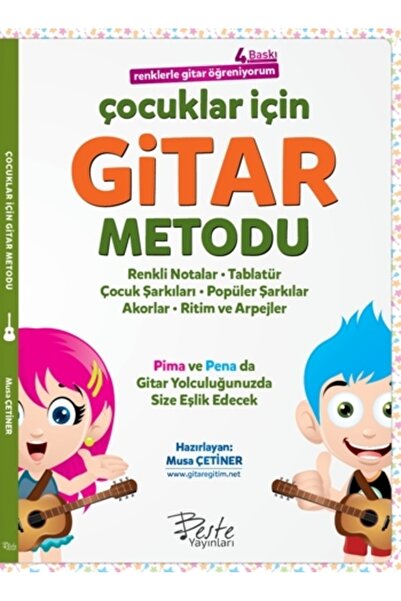 Beste Yayınları Çocuklar İçin Gitar Metodu - Renklerle Gitar Öğreniyorum kita...
