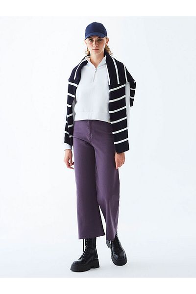 Ltb Φαρδύ παντελόνι Danelle High Rise Cropped