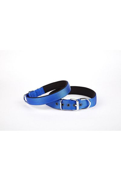 Astra Market Blue Woven Dog Collar - 45-52 Cm