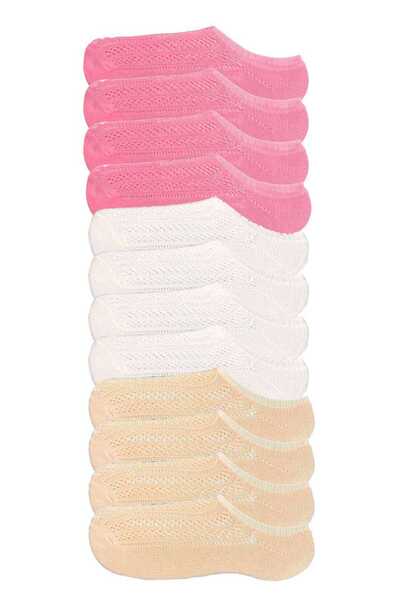 teknoparkx 12 Pieces Women's Sneaker Lace Mesh Cotton Soft Socks