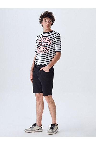 Ltb Stephano Classic Cut Jean Βερμούδες