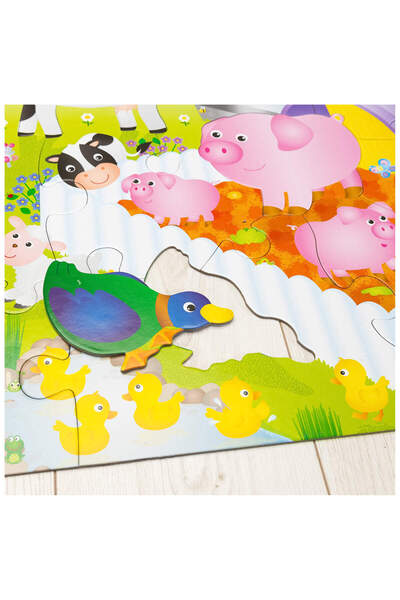 Galt Obří podlahové puzzle - Farma, 30 dílků