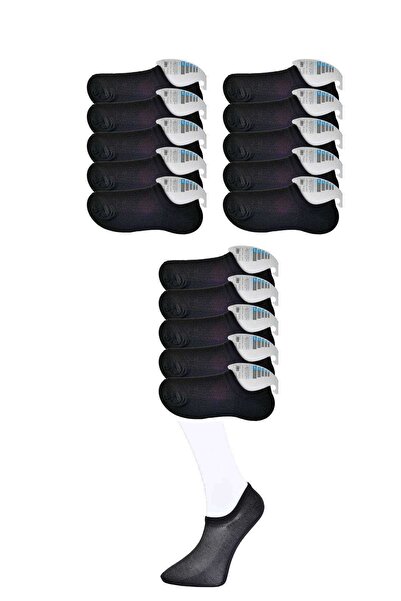 CT STONES Black Men's Invisible Socks 15 pairs