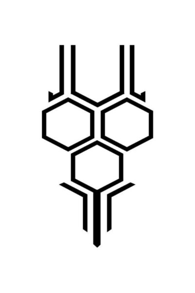 Genel Markalar Altıgen Bal Peteği Tasarımlı Kaput Üstü Oto özel yeni kaliteli Kaliteli Stickeri Yazısı