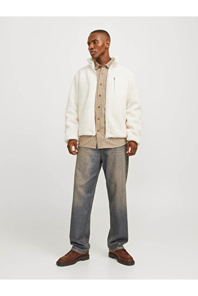 Jack & Jones Jjebradley Teddy Men's Coat White - 12258417