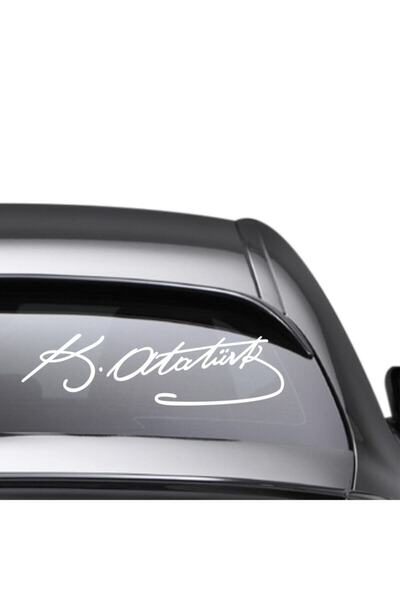pınaxar Kemal Atatürk Signature Auto Domestic Production A+ Quality White 25*...