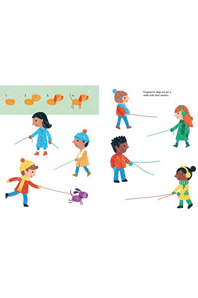 Usborne Fingerprint Activities: Cats and Dogs