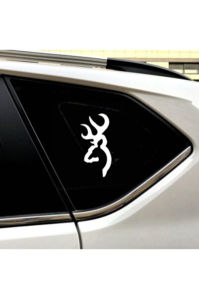 Generic Brand Cartoon Deer Design Auto Glass custom new sticker White 15*6 Cm