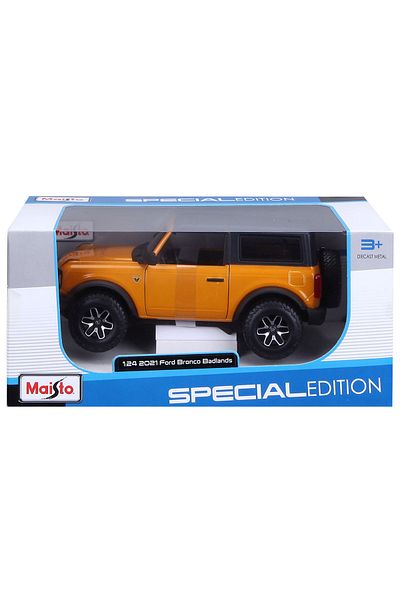 Maisto 1/24 2021 Model Ford Bronco Badlands - Orange