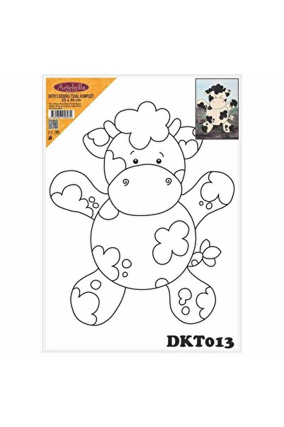 Artebella Desenli Tuval Kompozit Boyama 25x35cm DKT013