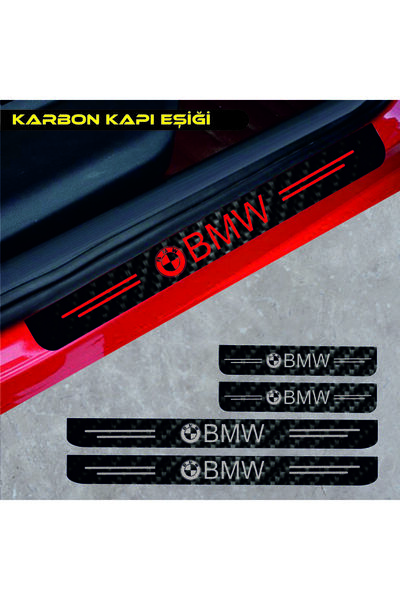 Generic Brand ملحق جديد متوافق مخصص لـ Bmw 525 عتبة باب السيارة ملصق جديد مخص...