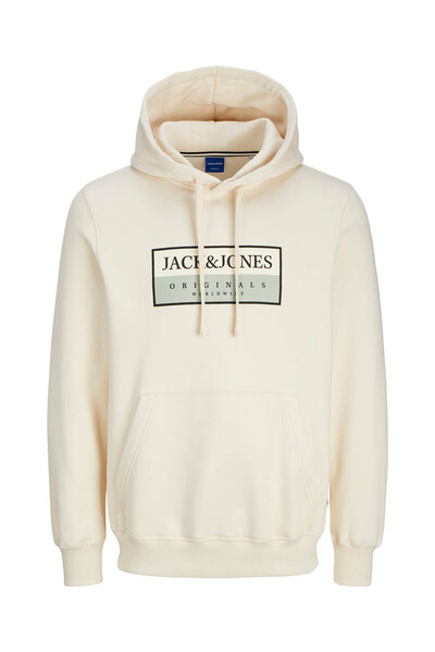 Jack & Jones Hanorac pentru bărbați Jorfrederiksberg - crem, model 12262513