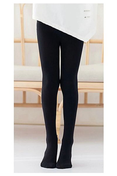sedustore 6 Pieces of 40 Denier Black Opaque Children's Pantyhose