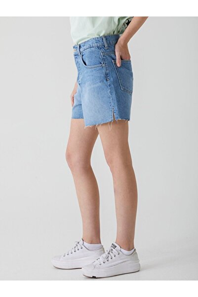 Ltb Deana Yüksek Bel Jean Şort