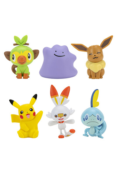 Pokemon مجموعة مجسمات المعركة المكونة من 6 قطع 1