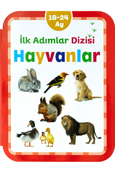 Net Çocuk Yayınları Hayvanlar (18-24 Ay) İlk Adımlar Dizisi kitabı güncel Kol...