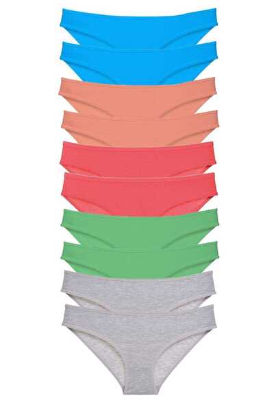 teknoparkx طقم نسائي من الليكرا مكون من 10 قطع باللون الرمادي الفاتح والأخضر ...