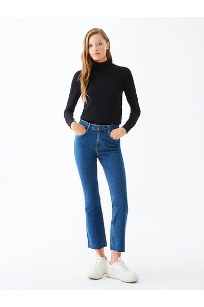 Ltb Lynda X Ψηλόμεση Φαρδύ πόδι - Cropped Flare Jean