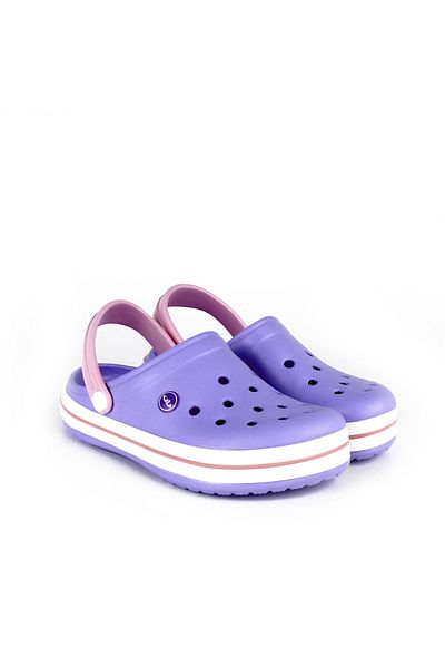 LUGMO Unisex Akınal Bella Sabo Slippers - Lilac-Pink Hospital Slippers