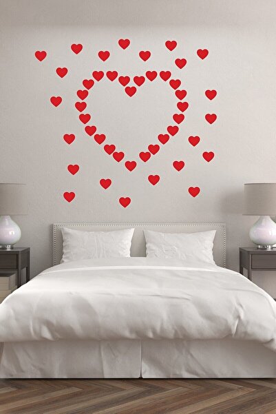 Genel Markalar Sevgililer Günü Kırmızı Kalpler 100 Adet, Aşk, Love, Valentine...