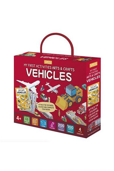 Sassi Junior Sassi My First Activities Arts And Crafts - Vehicles