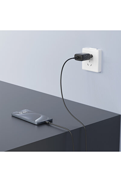 Nettech Nt-hch06 Pd 25w Type-c Lightning Kablo Şarj Aleti (SİYAH)