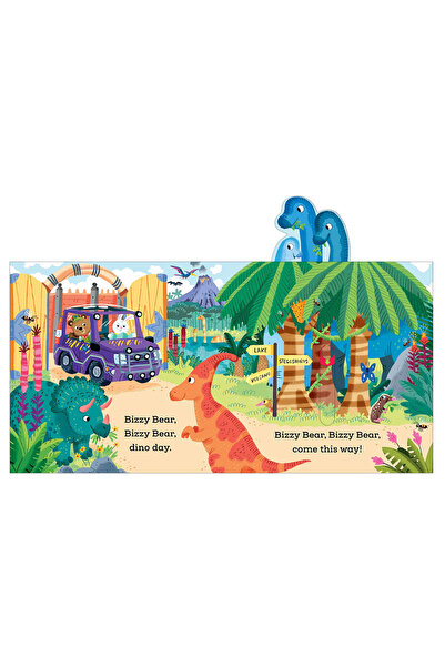 Nosy Crow Bizzy Bear - Dinosaur Safari (Hareketli Kitap - Dinozorlar)