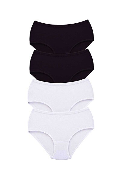 toyigoo 4 Pieces Tutku Women's High Waist Bato Thick Rubber Panties S4