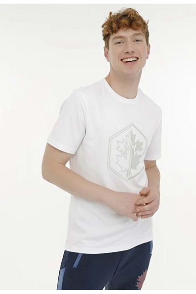 lumberjack Sıerene 11llm08 Ανδρικό κοντομάνικο T-shirt Ανδρικό T-shirt Λευκό