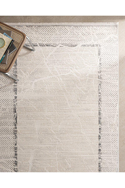 Madame Coco Fayence Halı - Gri - 200x290 cm